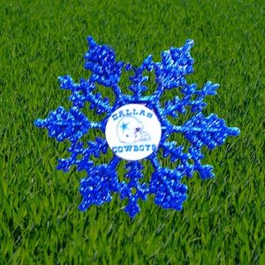 Dallas COWBOYS Football Handmade Snowflake *NEW*